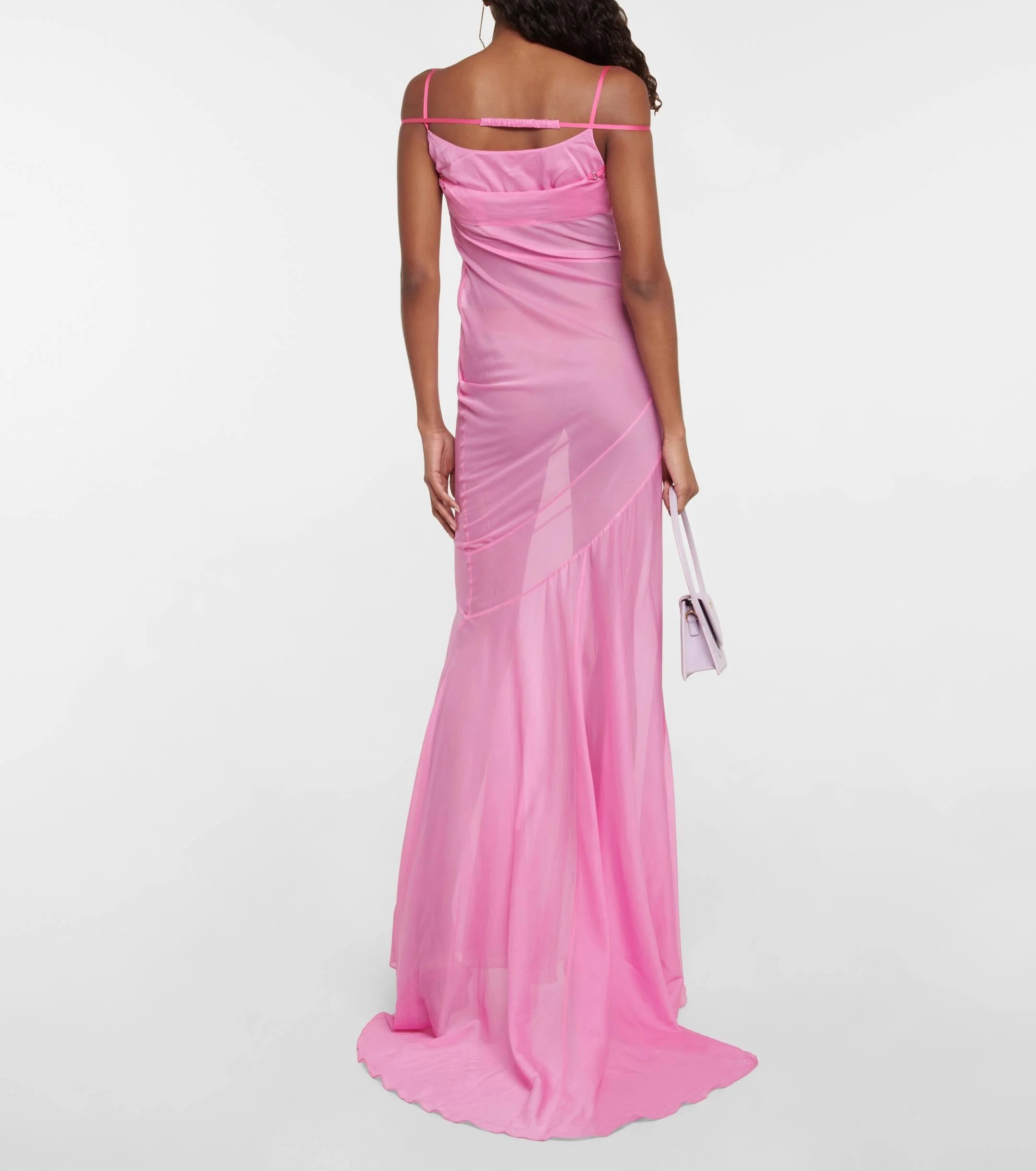 Jacquemus La Robe Draggiu Gown | Pink