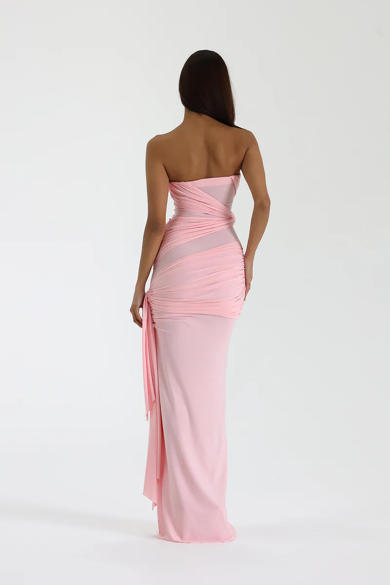 Natalie Rolt Pink Dress Hire - Miranda Gown. Australia-wide fast delivery, or local Perth-pickup. 
