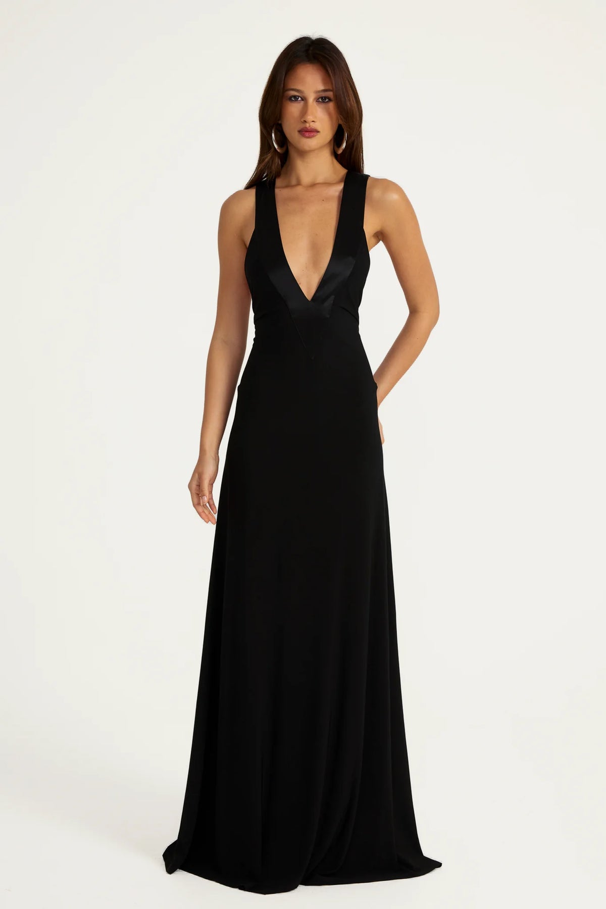 Ance Gria Rosa Gown | Black