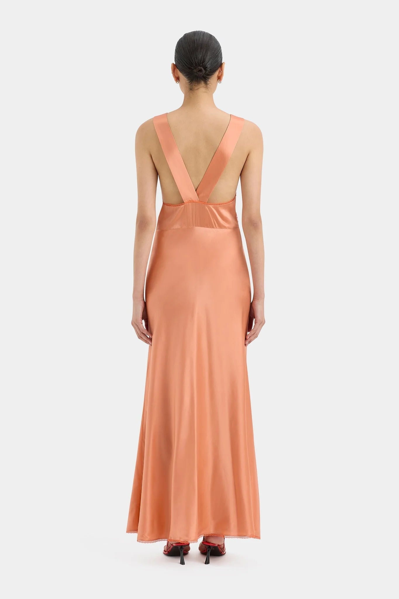 SIR. Aries Cut Out Gown | Peach