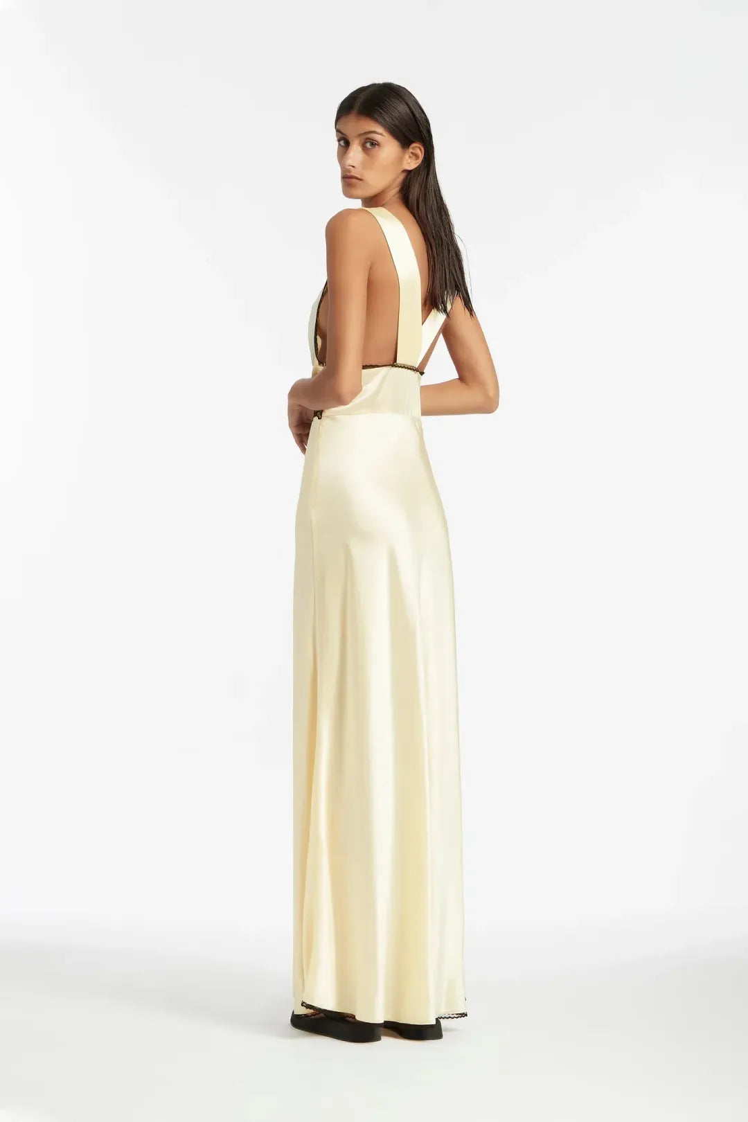 SIR. Aries Cut Out Gown | Lemon