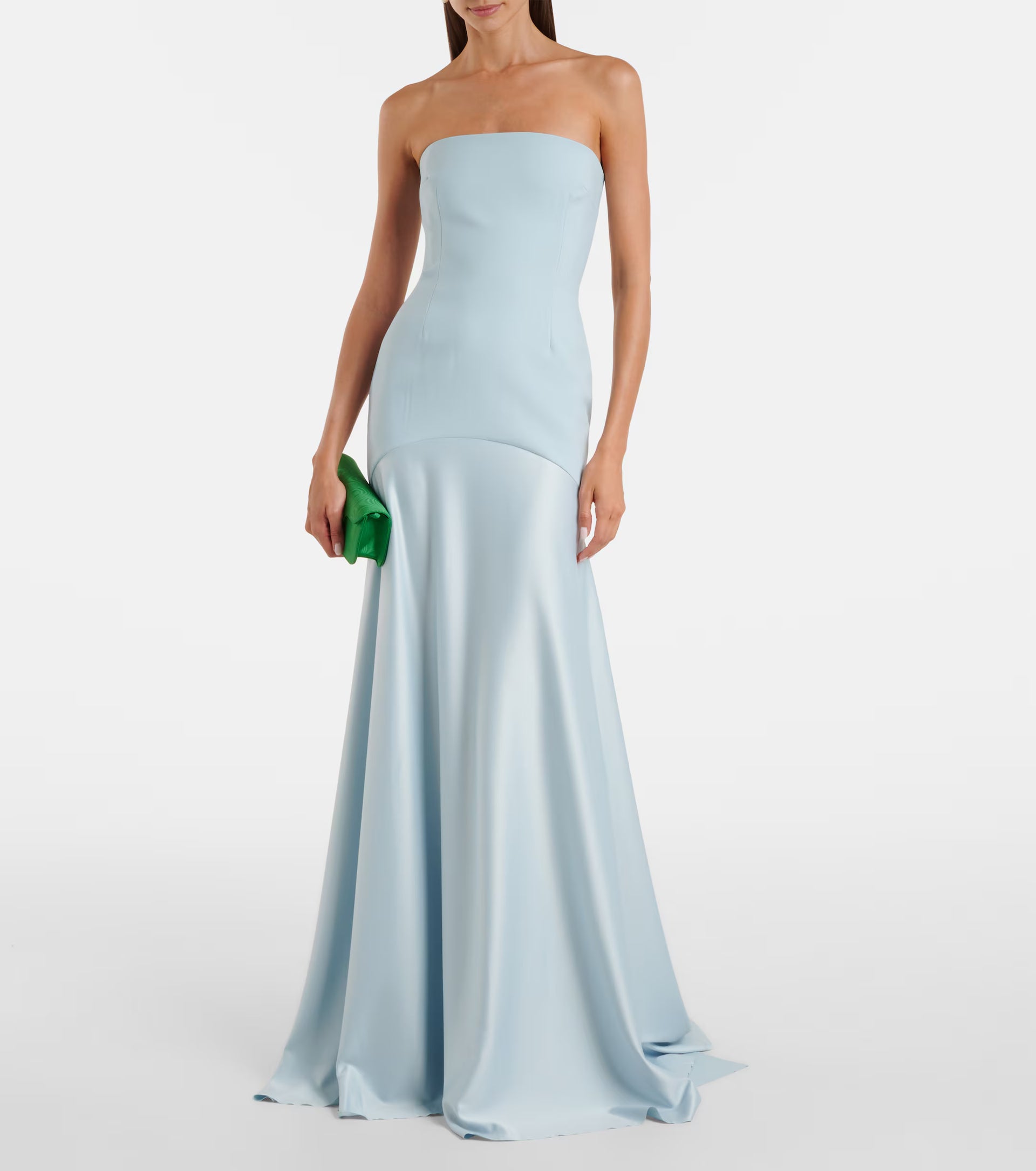 Hire the Solace London Alessandra Maxi Dress | Arctic Blue Hire the Solace London Alessandra Maxi Dress | Arctic Blue